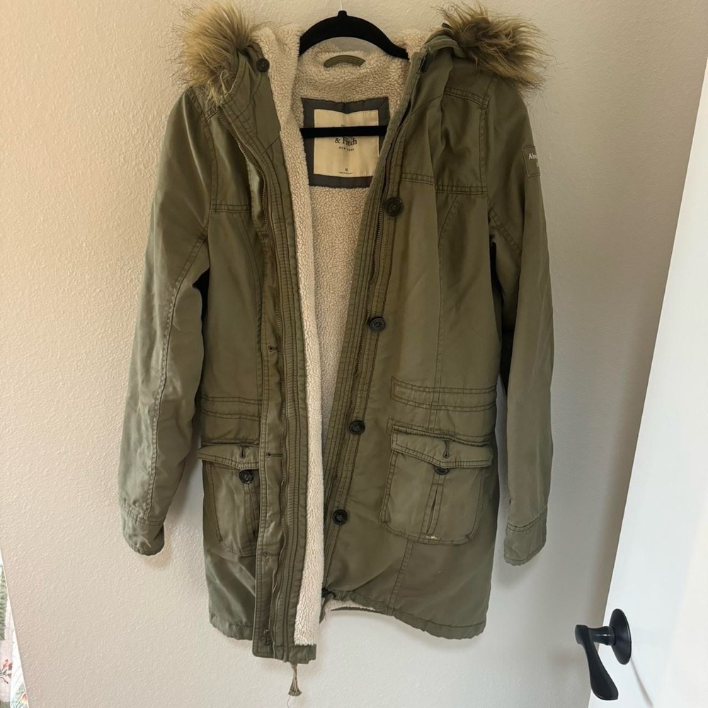A&F FUR COAT